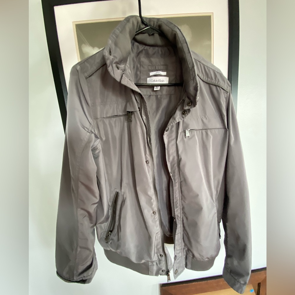 Calvin Klein Spring Jacket Gray - Small